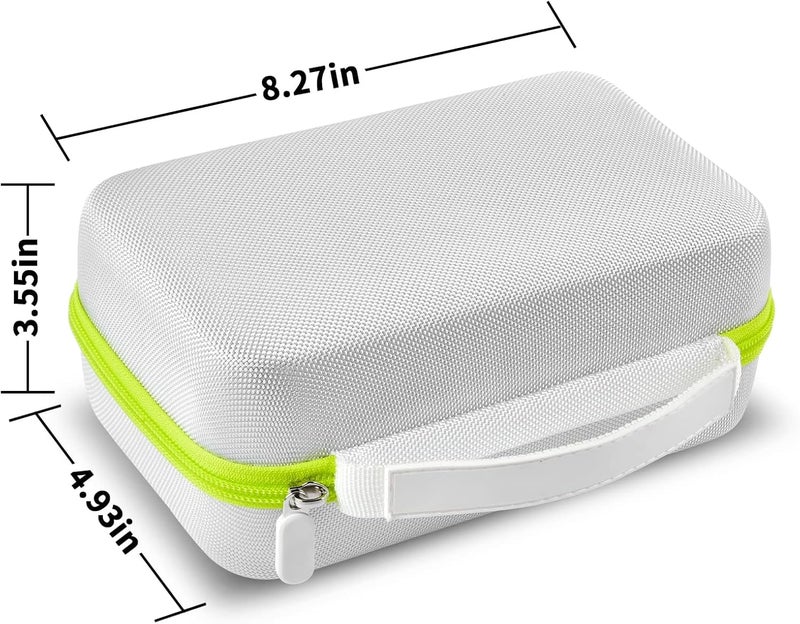 GWCASE Case Compatible with Brother for P-Touch PTH110/ PRTH110/ Pro PT-H111/ PTE110 Portable Label Maker, Storage Holder Carrying Organizer for Label Tapes, AC Adapter, Charging Cables (Box Only) -White - Image 5